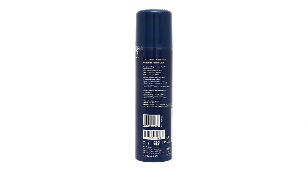 Xịt lạnh Starbalm Cold Spray giảm đau, kháng viêm cơ xương chai 150ml - 2